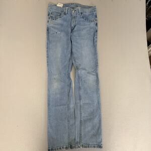 Levi's 511 Slim Fit Jeans Light Wash Distressed W32 L34